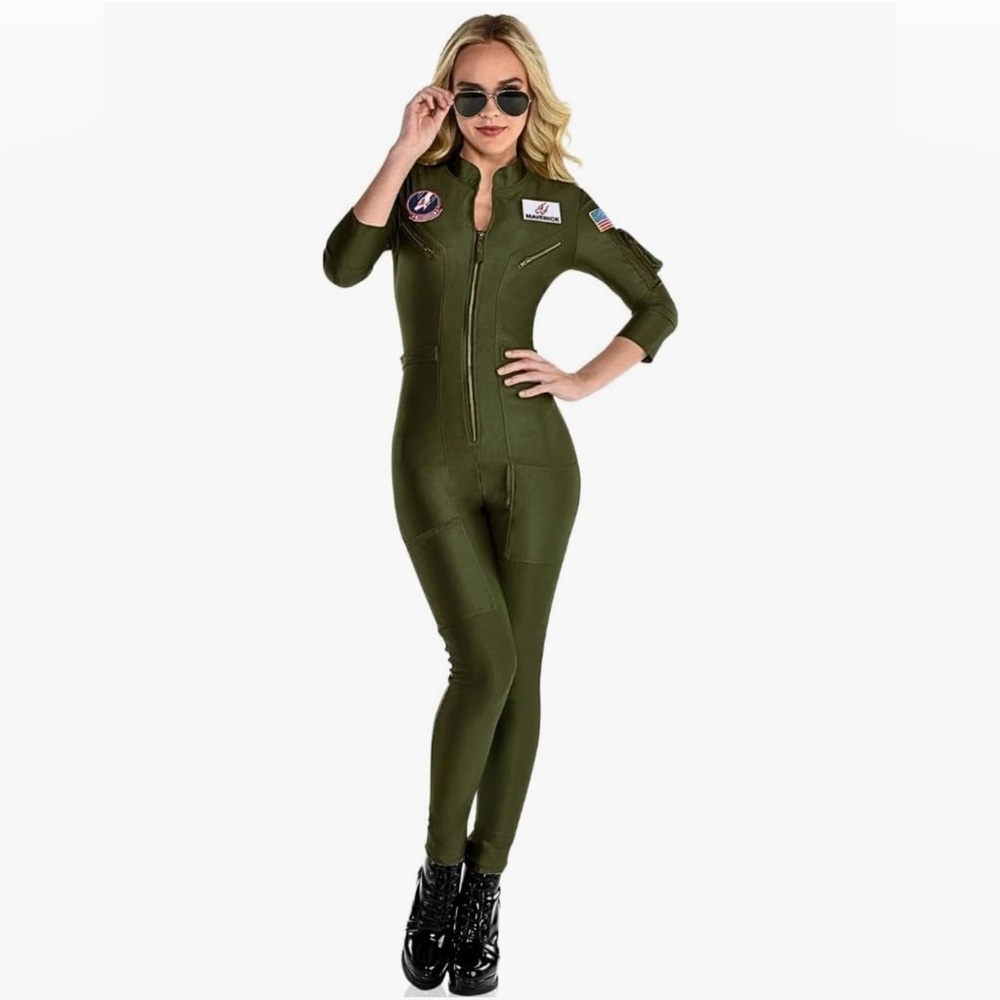 Women's Top Gun 2 Flight Suit Costume